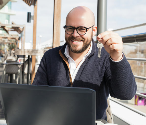 Business Owner Protecting Company Data