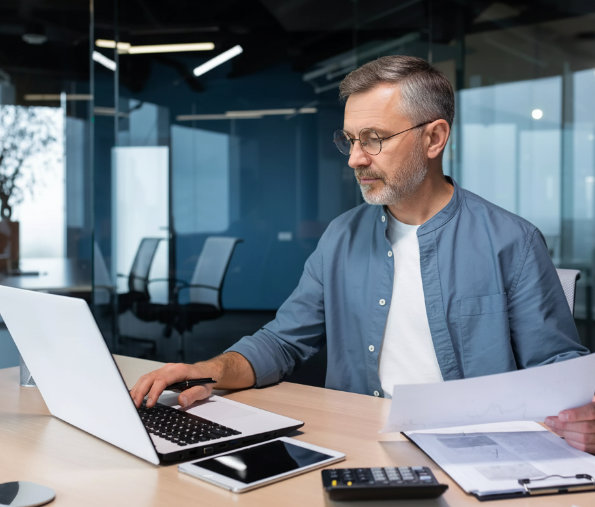 Finance professionals using AI securely